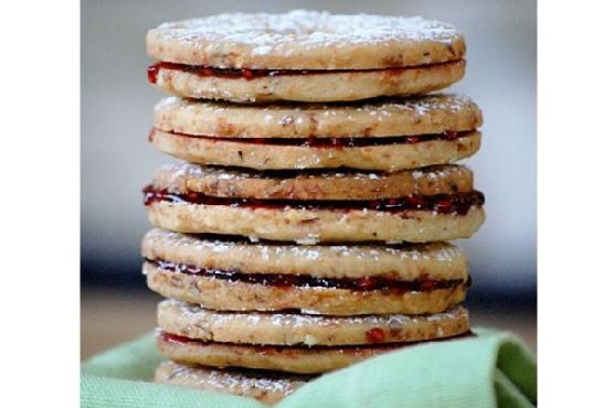 Hazelnut & Coconut Shortbread Sandwich Cookies | Made by Meaghan Moineau
