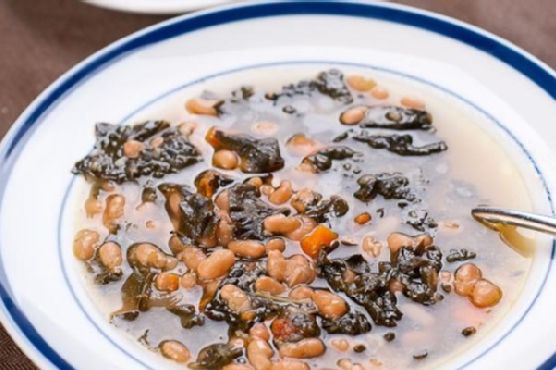 Herbivoracious’ White Bean and Kale Soup | Made by Meaghan Moineau