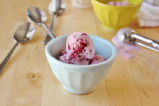 Roasted Strawberry Coconut Milk Ice Cream | Made by Meaghan Moineau