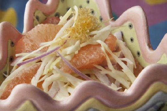 Pink Grapefruit Slaw | Made by Meaghan Moineau