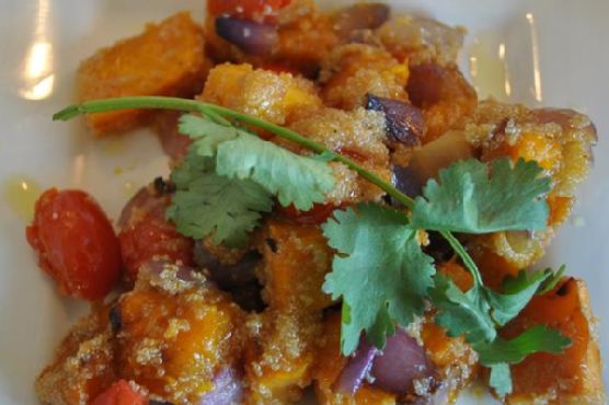 Amaranth and Roast Veggie Salad | Made by Meaghan Moineau