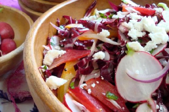 Roasted Beet and Radicchio Salad | Made by Meaghan Moineau