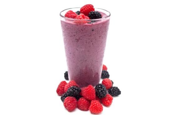 Four-Berry Blast Fruit Smoothie | Made by Meaghan Moineau