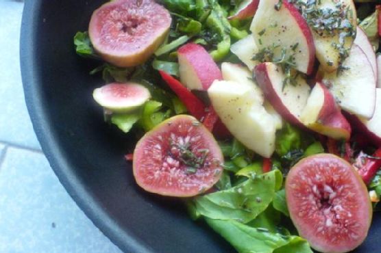 Fig, Apple, and Arugula Salad | Made by Meaghan Moineau