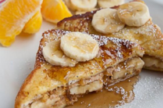 Peanut Butter Banana French Toast | Made by Meaghan Moineau
