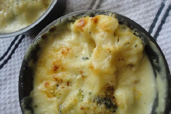 Cauliflower and Broccoli Gratin With Camembert Cheese | Made by Meaghan Moineau
