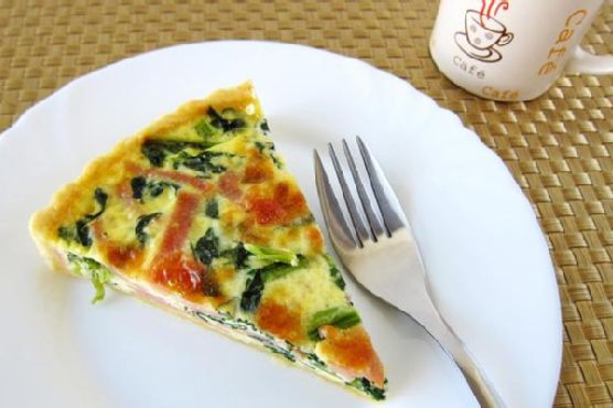 Spinach & Ham Quiche | Made by Meaghan Moineau
