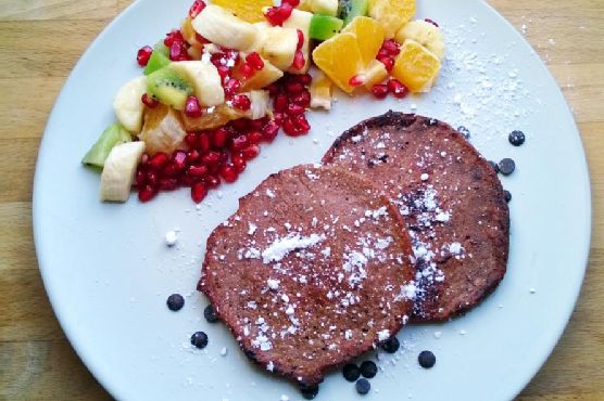 Cocoa Protein Pancakes | Made by Meaghan Moineau