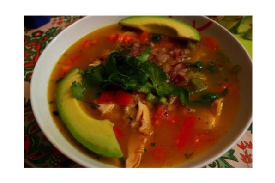 Avocado, Corn, Tomato and Tortilla Soup | Made by Meaghan Moineau