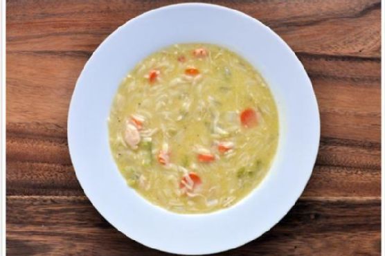 Creamy Chicken Orzo Soup | Made by Meaghan Moineau