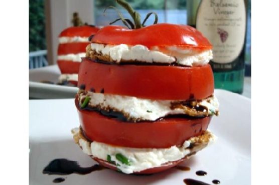 Tomato Stack Salad | Made by Meaghan Moineau