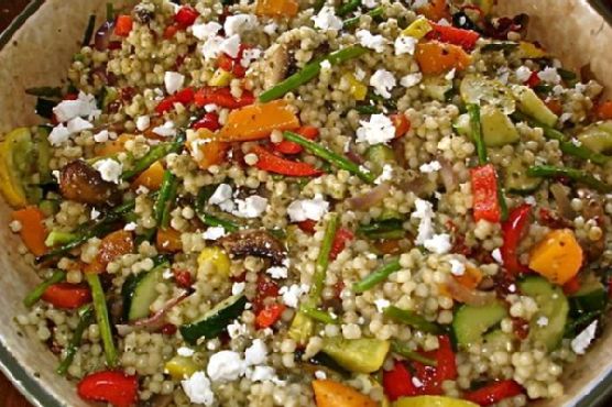 Couscous Salad With Roasted Vegetables | Made by Meaghan Moineau