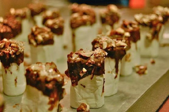 Candy Cane Chocolate Marshmallows | Made by Meaghan Moineau