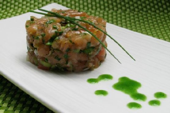 Jade Buddha Salmon Tartare | Made by Meaghan Moineau