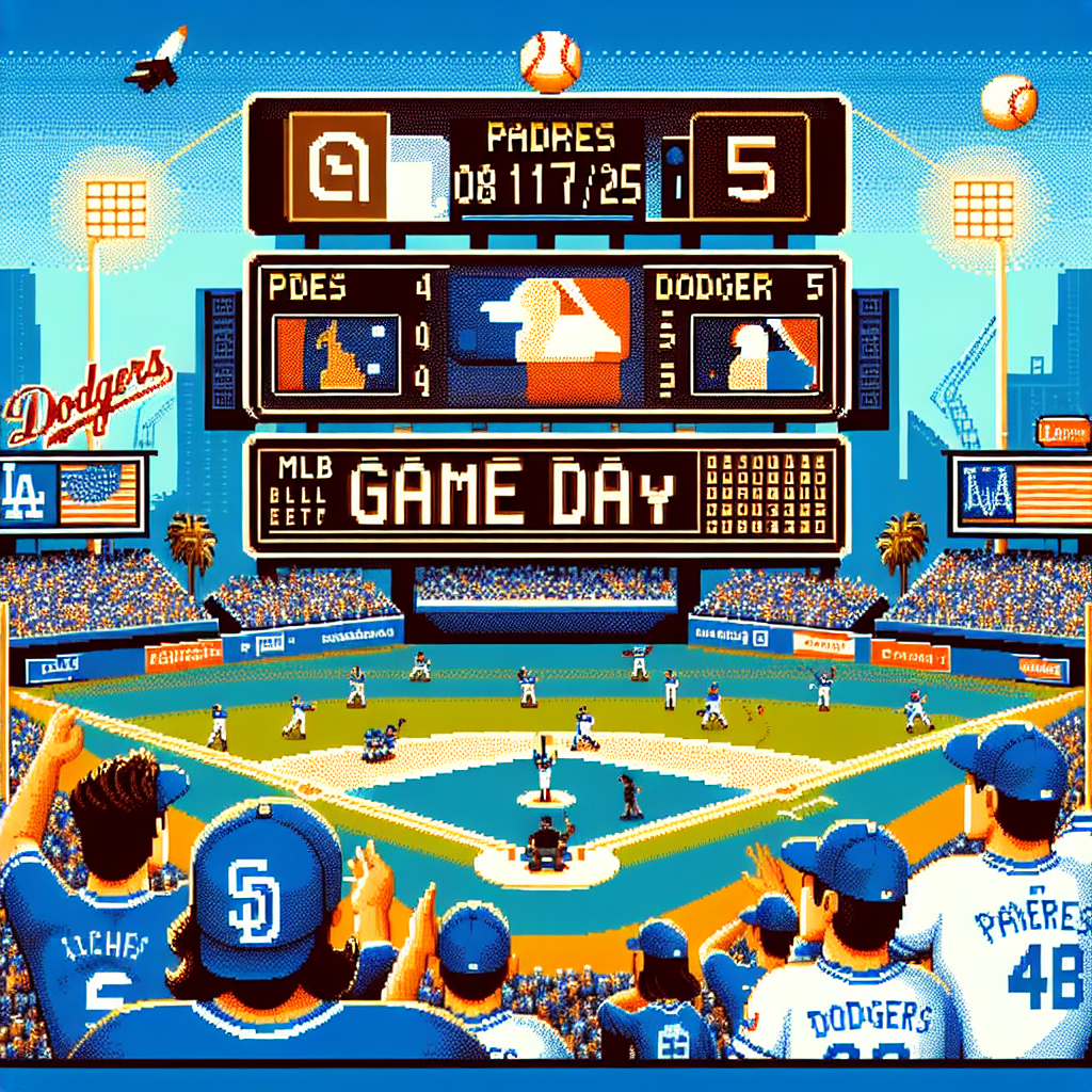 MLB Gameday: Padres 4, Dodgers 5 Final Score (08/17/2025) – MLB.com | Analysis by Brian Moineau