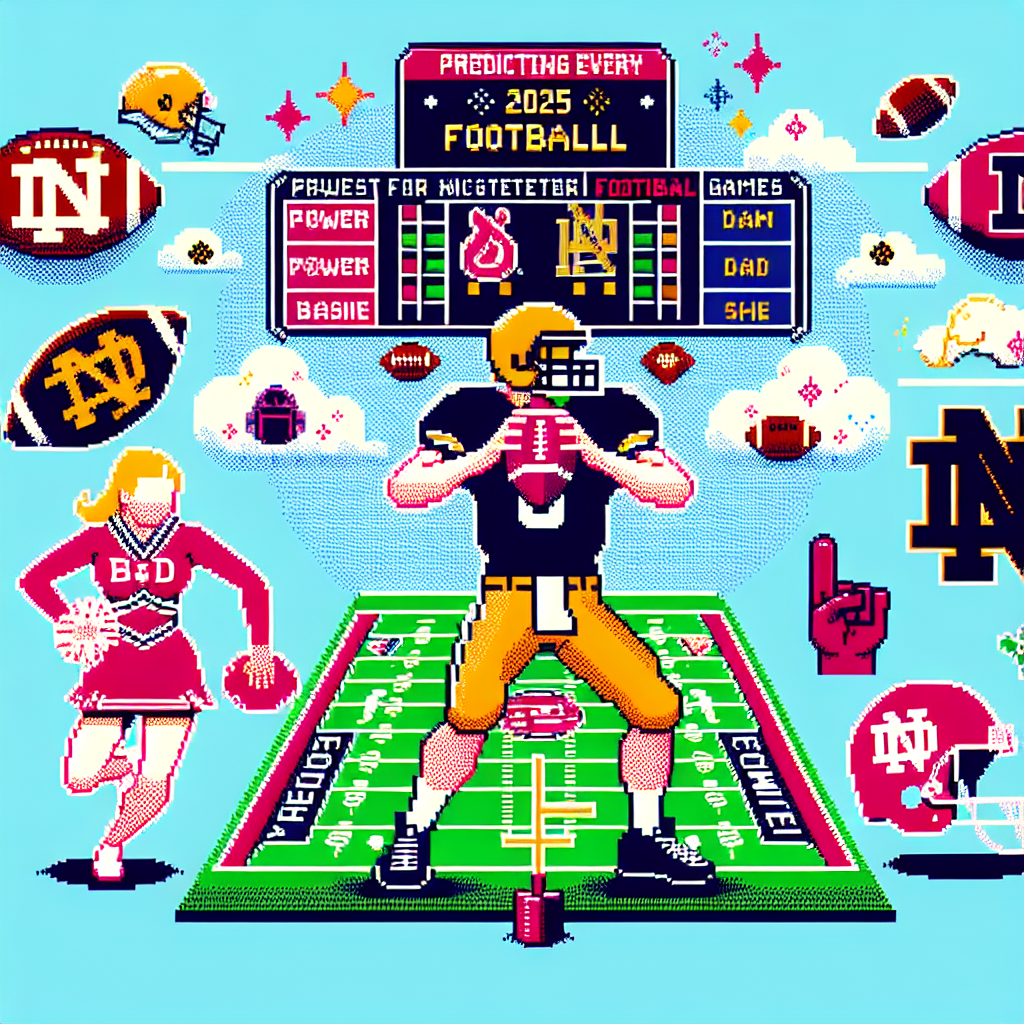 Predicting Every 2025 College Football Game for Power 4 and Notre Dame – Sports Illustrated | Analysis by Brian Moineau