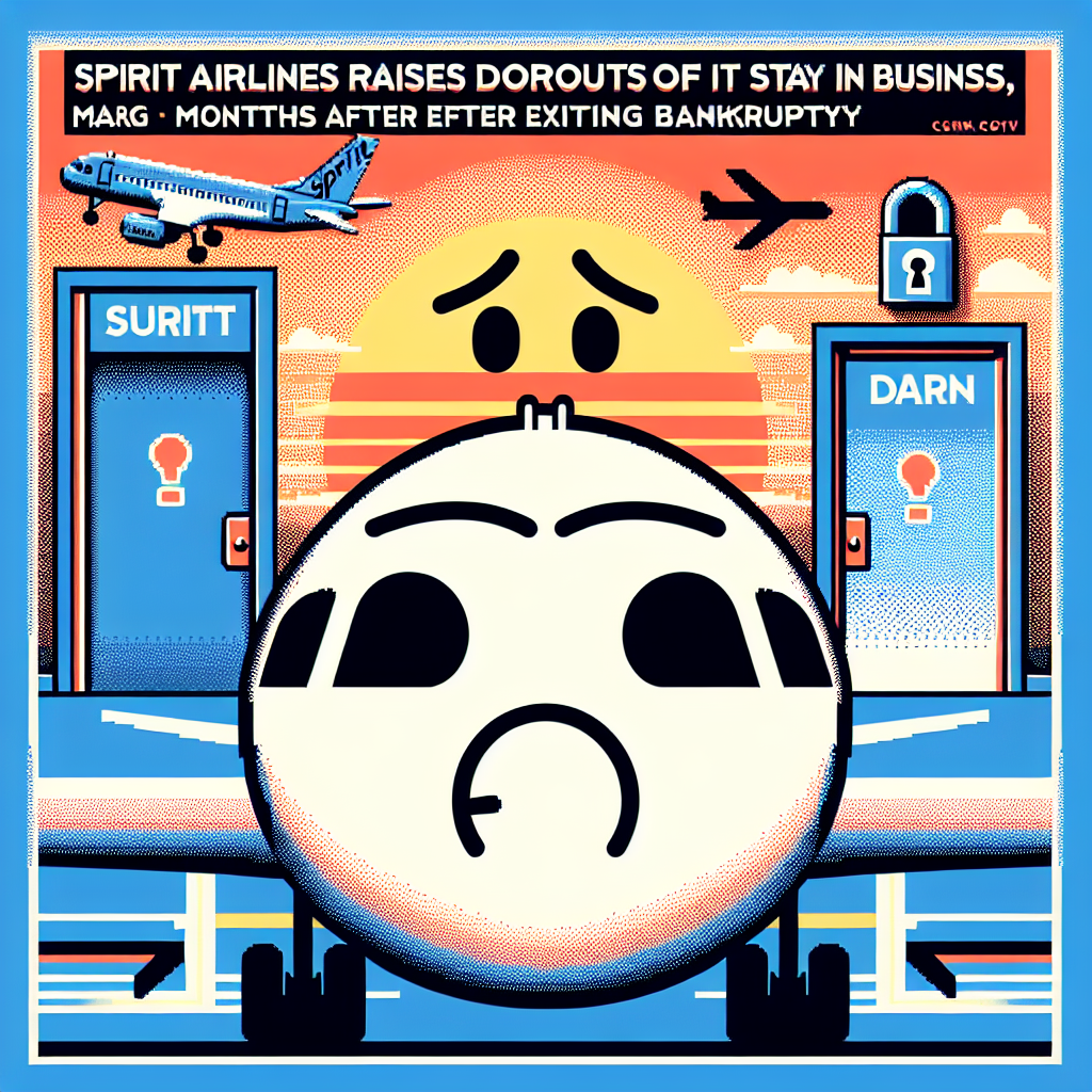 Spirit Airlines raises doubts about its ability to stay in business, months after exiting bankruptcy – CNN | Analysis by Brian Moineau