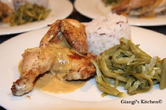 Cornish Game Hen with Whisky and Cream Pan Sauce | Made by Meaghan Moineau