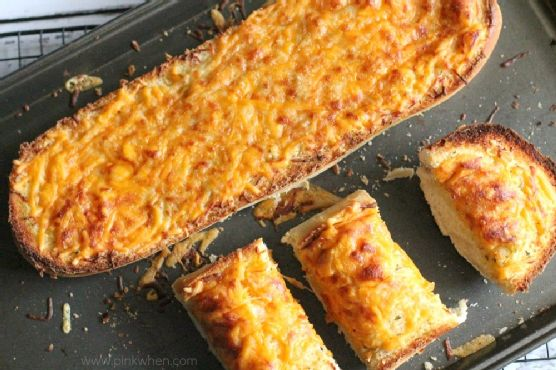 How to Make Easy Cheesy Garlic Bread | Made by Meaghan Moineau