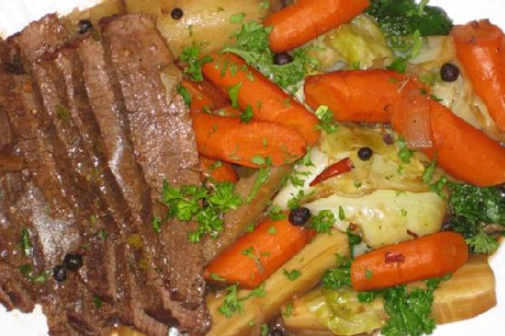 Guinness Braised Corned Beef and Cabbage | Made by Meaghan Moineau