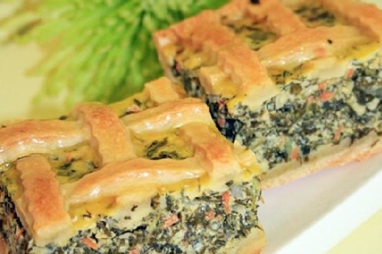 Spinach pie with home made dough | Made by Meaghan Moineau