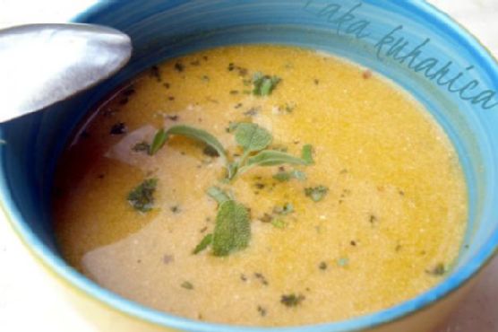 Pumpkin soup with wine | Made by Meaghan Moineau
