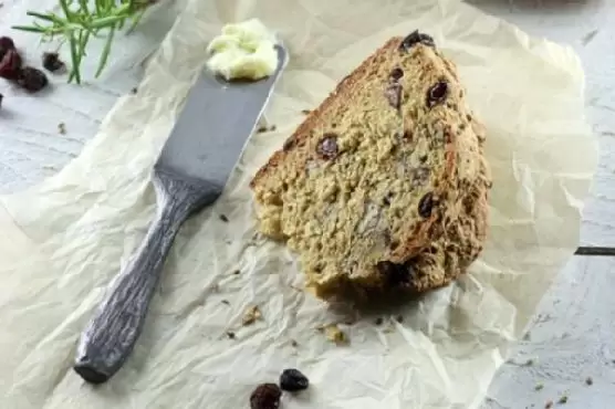 Rosemary Rum Raisin Soda Bread with Pecans | Made by Meaghan Moineau