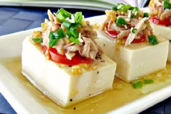 Tuna and Tofu Cold Dish | Made by Meaghan Moineau
