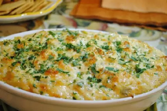 Hot Artichoke Crab Dip | Made by Meaghan Moineau