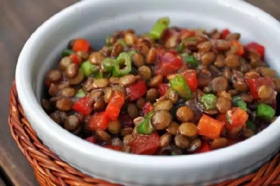 Lentil Salad With Vegetables | Made by Meaghan Moineau