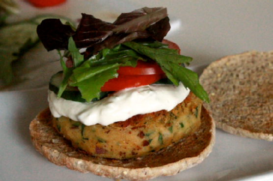 Falafel Burger | Made by Meaghan Moineau