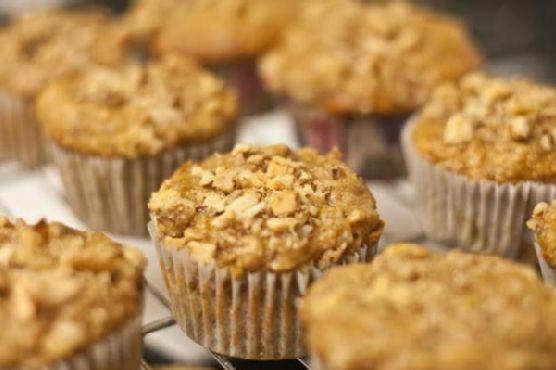 Vegan Banana Nut Muffins | Made by Meaghan Moineau