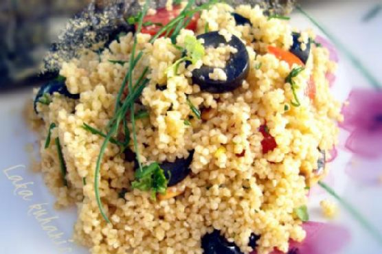 Couscous with olives | Made by Meaghan Moineau