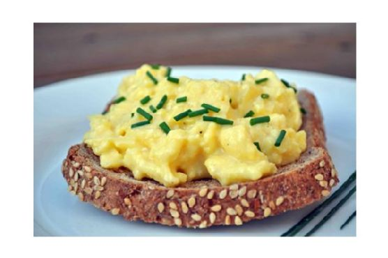Easy Cheesy Scrambled Eggs | Made by Meaghan Moineau