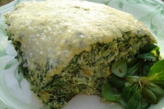 Fluffy frittata with spinach | Made by Meaghan Moineau