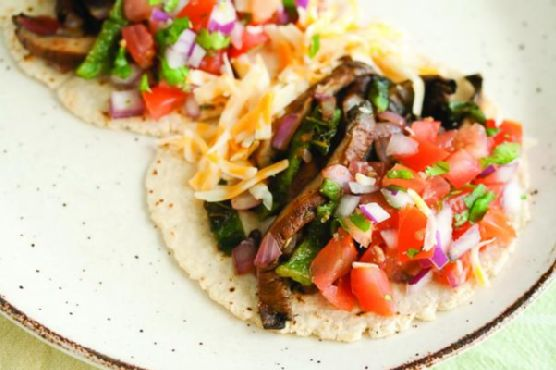 Grilled Portabella and Poblano Tacos | Made by Meaghan Moineau