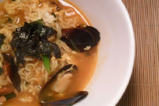 Neoguri (Spicy Seafood Ramen) | Made by Meaghan Moineau