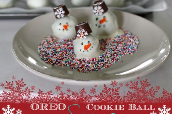 OREO Cookie Balls – Snowman | Made by Meaghan Moineau