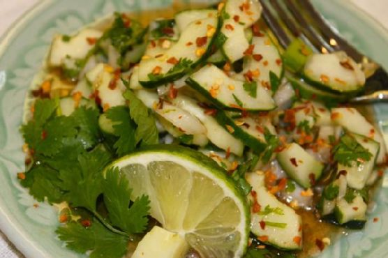 Thai Cucumber Salad (By Roz) | Made by Meaghan Moineau