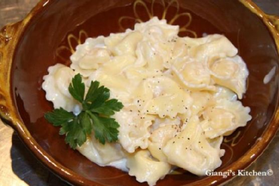 Cheese Tortellini Alfredo | Made by Meaghan Moineau