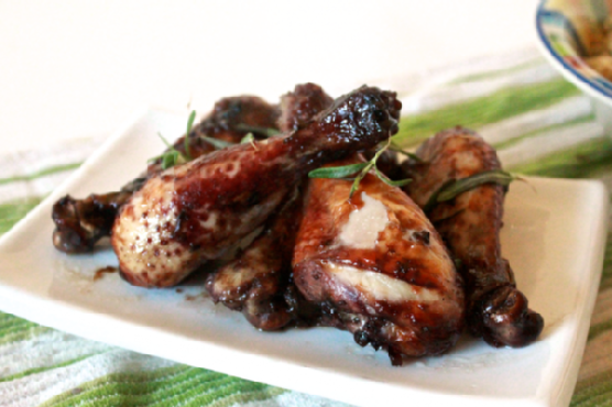 Blackberry Balsamic Drumsticks | Made by Meaghan Moineau