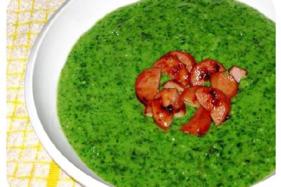 Minted Pea & Spinach Soup | Made by Meaghan Moineau