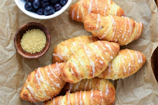 Blueberry Almond Crescent Rolls | Made by Meaghan Moineau
