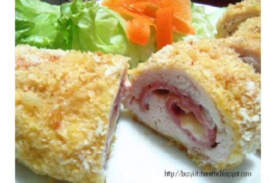 Easy Chicken Cordon Bleu | Made by Meaghan Moineau