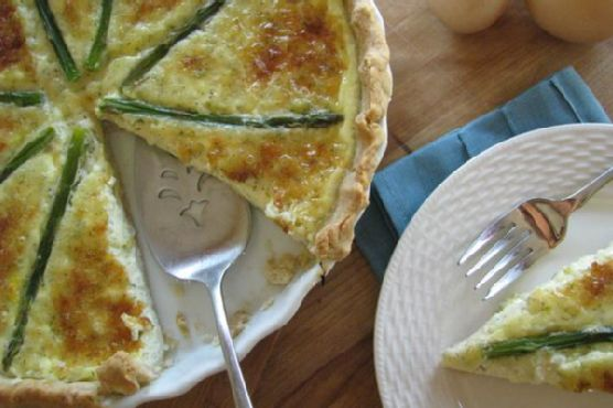 Havarti and Asparagus Quiche | Made by Meaghan Moineau