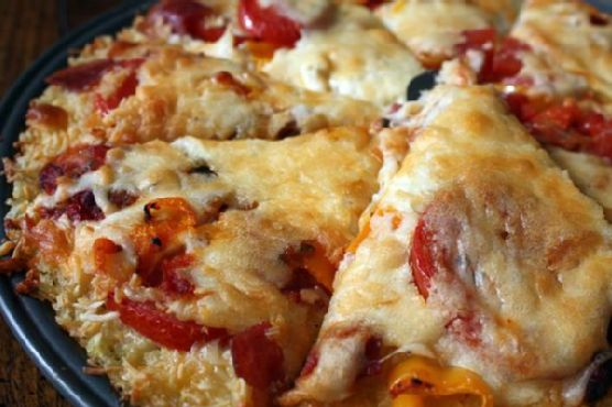 Tomato and Bacon Pizza With Rice Crust | Made by Meaghan Moineau