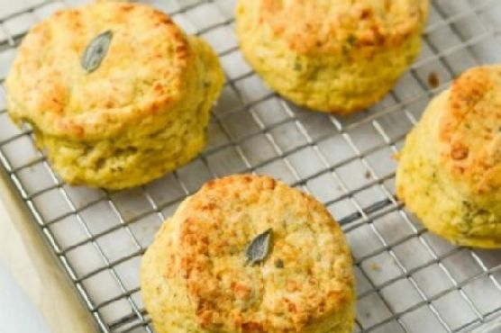 Acorn Squash Biscuits with Sage & Gruyere | Made by Meaghan Moineau