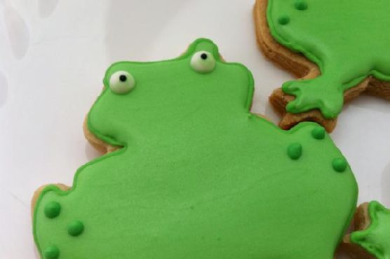 Brown sugar & Spice Sugar cookie frogs | Made by Meaghan Moineau