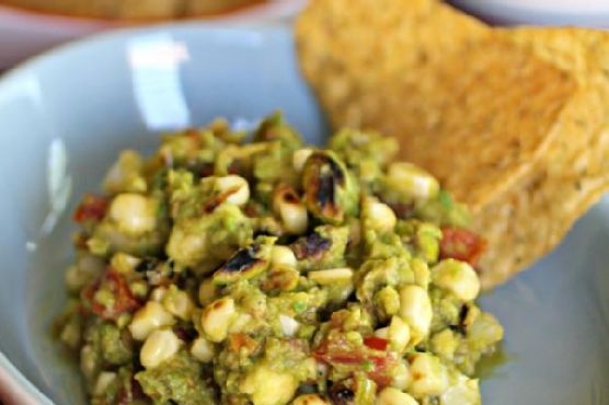 Grilled Guacamole with Pistachios | Made by Meaghan Moineau