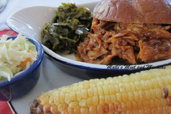 Pulled Pork Sandwich with Mango BBQ sauce | Made by Meaghan Moineau